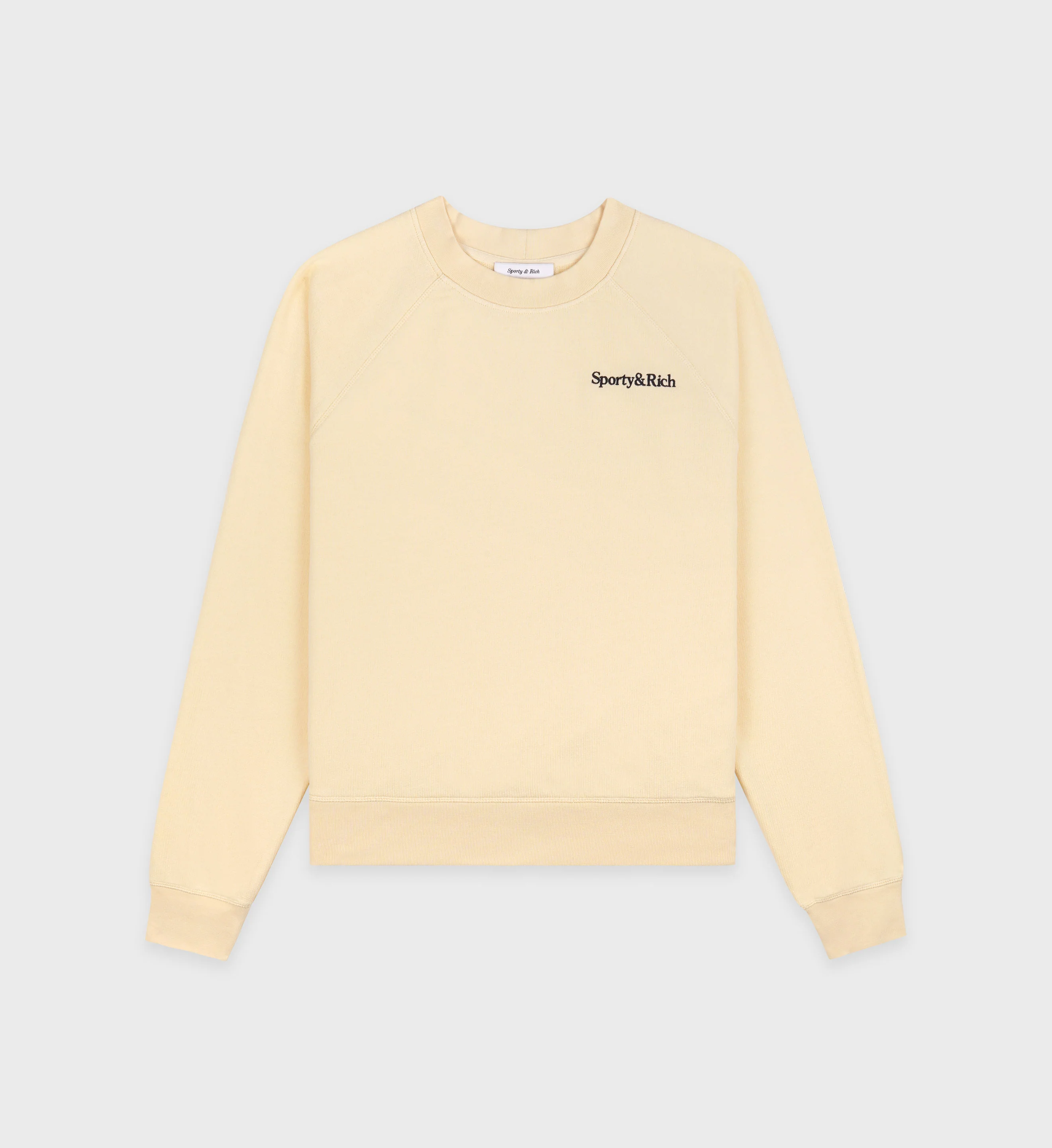 Serif Logo Soft Crewneck